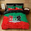 Nec Nijmegen Muster Bettwäsche Bettbezug Kissenbezug Heimdekoration Geburtstagsgeschenk (1 * Bettbezug + 2 * Kissenbezug ohne Füllung)