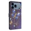 Printed Cartoon Magnetic Leather Wallet Case for IPhone 17 Air 16 16e 15 14 13 12 Mini 11 Pro XS XR Max Plus Cases Phone Cover