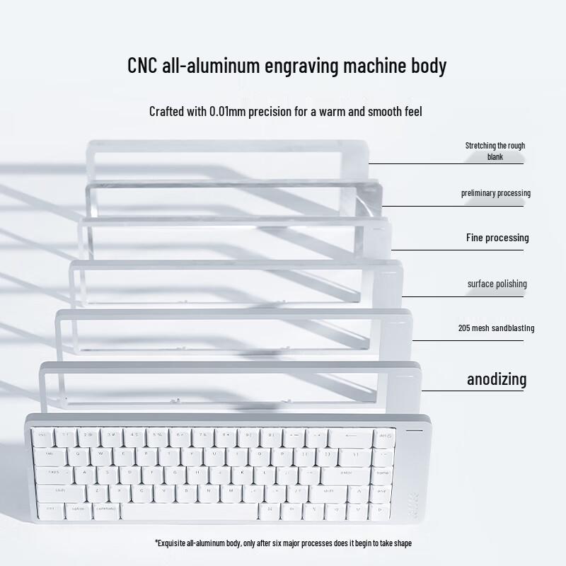 Lofree Flow2 Low Profile 100-Key Wireless Mechanical Keyboard