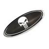 12.5cm Auto Front Hood Grille Logo Sticker for Ford Mondeo mk4 Focus mk2 mk3 S-MAX Kuga Ranger e210 Fiesta mk7 Styling