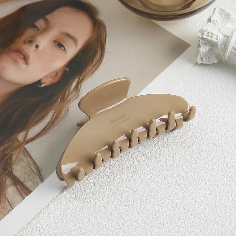 Women Exquisite Elegant hair Claws Shark hair Clips Large Acetate Trendy Girls Hair Accessories Temperament Hair Claw