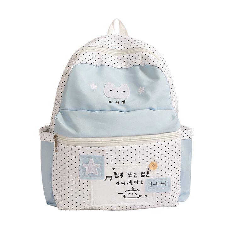 Schoolbag1011 New Niche Design Cute Girl Cartoon Backpack Large Capacity Student Class Commuter Backpack Schoolbag