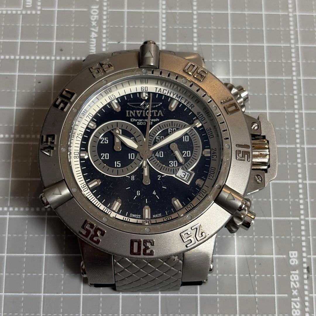 Used invicta invicta men s chronograph quartz no battery belt