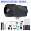 12V/24V Car Heater 5-8KW Diesel Air Heater With Silencer Remote Control Truck Boat Bus RV Trailer Air Diesel Parking Heater