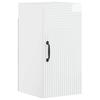 HAARLEM Bathroom Wall Cabinet Glossy White 30 X 31 X 59 Cm