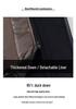 Dad's Wool-Cashmere Double-Faced Jacket with Detachable Down Liner for Autumn/Winter