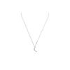 Penélope Cruz Moonsun Moonsun Platinum-plated Moon Rhodium-plated Necklace Women's Silver 5508442