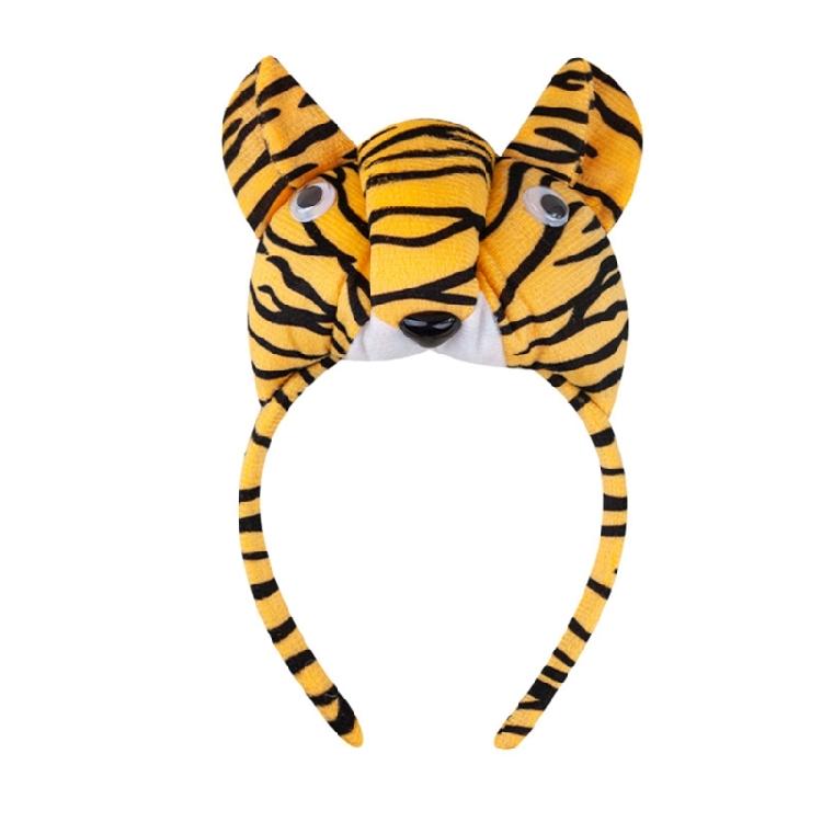 Animal Tigre Costume Accessories Halloween Cosplay Costume Tigre Ears Headband Bowtie Face Stickers Tigre Tail Tutu