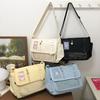 Borse da scuola Y2K giapponesi Harajuku per ragazze adolescenti Trasparenti Itabag Borsa a tracolla Placca espositiva per badge fai-da-te Ita Bag