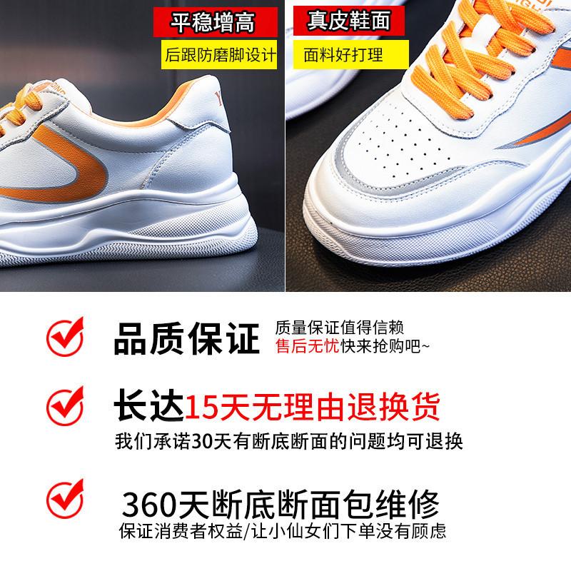 2025 new comfortable women's shoes spring sports flat leather white shoes 2025 direct sales platform casual single shoes women