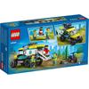 LEGO 40582 City 4x4 Off-Road Ambulance Rescue Set 162 Pieces with 3 Mini Figures Yellow Green Red