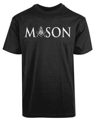 Koszulka z krótkim rękawem i piramidą dolara masońskiego Mason T-shirty unisex