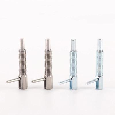 Stainless Steel Carbon Steel Coarse Thread Plungers Lever Type Indexing Spring Loaded for Aerospace Part Positioning Tasks