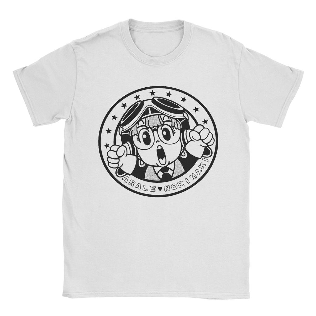Camisetas Divertidas de Arale Dr. Slump Anime para Hombre y Mujer 100% Algodón Camiseta de Humor Cuello Redondo Mangas Cortas Ropa Nueva Llegada