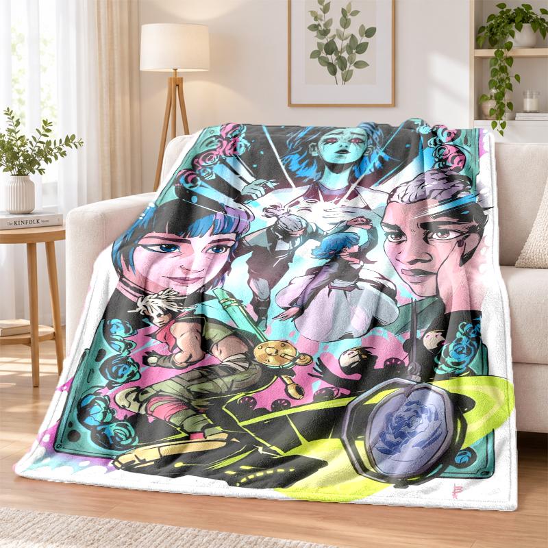 Arcane Flannel Throw Blanket Soft Warm Cozy For Sofa Bed Indoor Home Bedroom Use