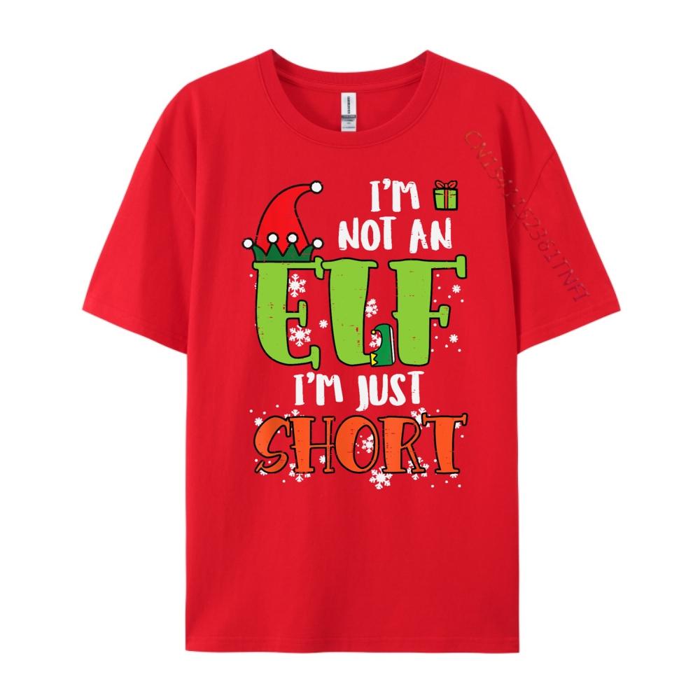 

Im Not An Elf Just Short Funny Christmas Xmas Men Women Kids Streetwear Meme Tshirt England Style S