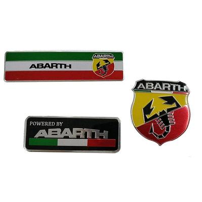 Adesivo Emblema Metálico 3D Escorpião Abarth - Personalize o Logo do Seu Carro