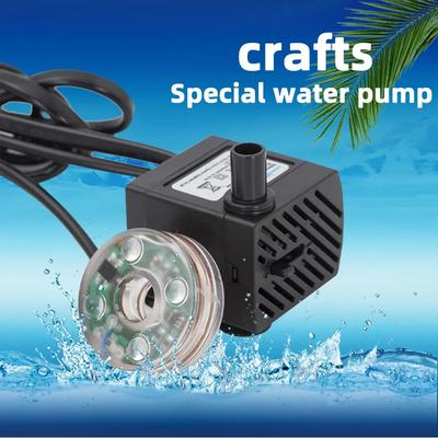 3W/5W Tauchaquarien Wasserpumpe mit 4 RGB LED Lichter Einstellbare Strömung Teiche Brunnen Hydrokultur Aquarium Dekoration