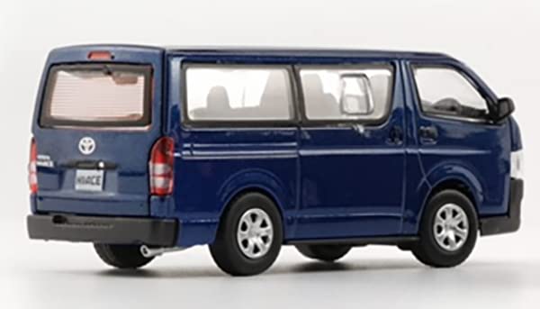 BM CREATIONS Scale Toyota Hiace KDH200V 2015 Dark Navy RHD Finished Model 64B0146 1/64