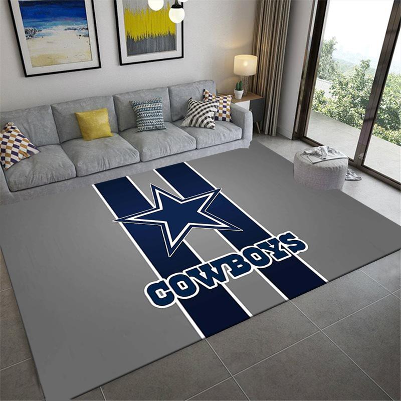 Dallas Cowboys Carpet Rug for Living Room Bedroom Home Sofa Decoration,Kids Play Non-slip Floor Mat