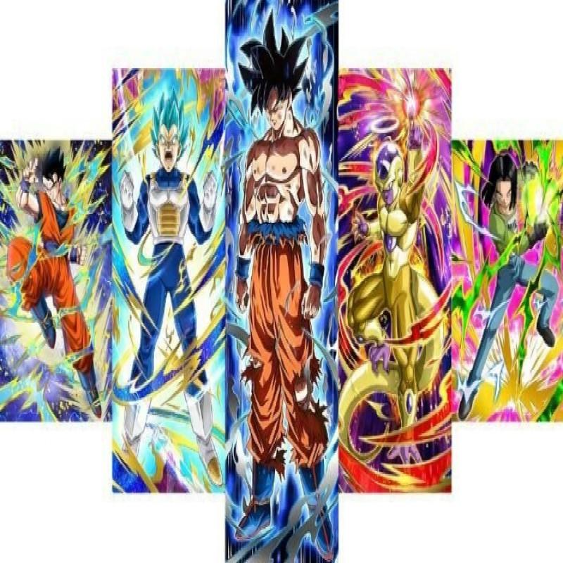 STICKER POSTER MANGA DRAGON BALL Z DECO SANGOKU SONGOKU VS INCREDIBLE HULK.