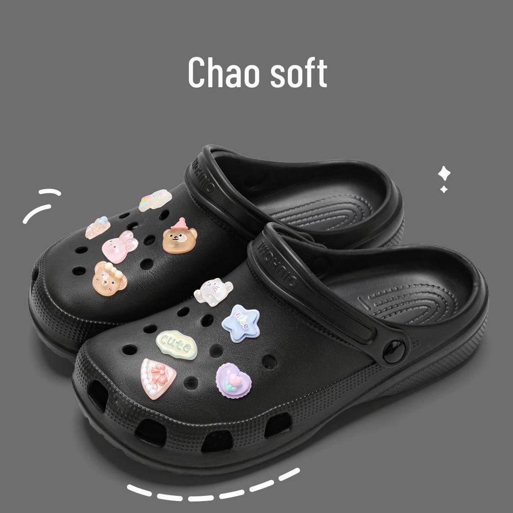EVA rutschfeste Strandclogs Hausschuhe für Damen und Herren - Sommer Outdoor Schuhe mit dicker Sohle
