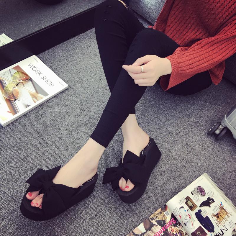 Women's Elegant Bow Knot Casual Outdoor Summer Slippers