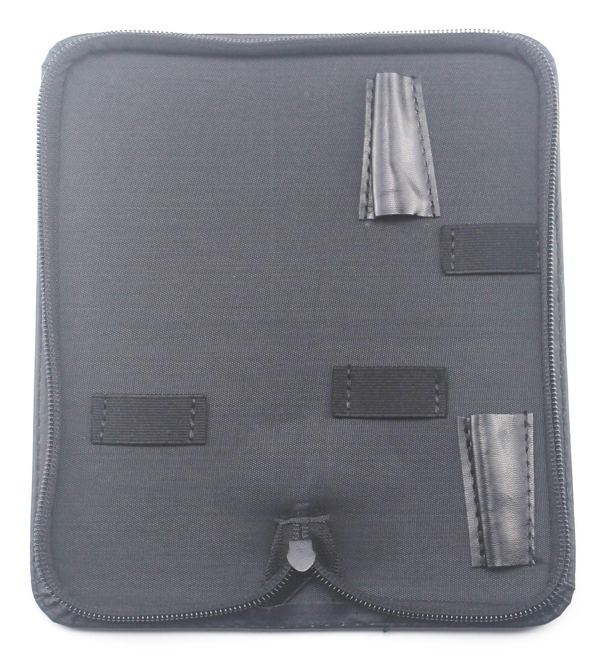 Customizable Leather Hairdressing Scissor Case with Double Handle Affordable Style, No Logo (Double Handle Set)