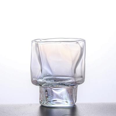 70 ml Mini Whisky Glas Tasse Japanischen Unregelmäßige Kunst Wein Tumbler Designer Tasse Matt Kristall Sake Tassen Schuss Glas Dropshipping