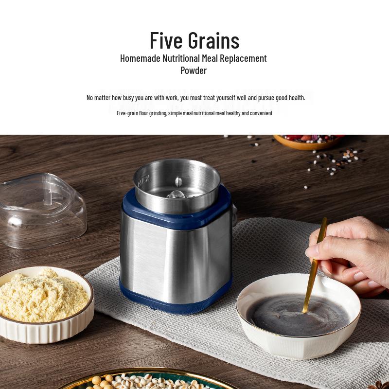 Electric Coffee Bean and Grain Pulverizer - Dry Grinder and Blender for Cereals and Spices