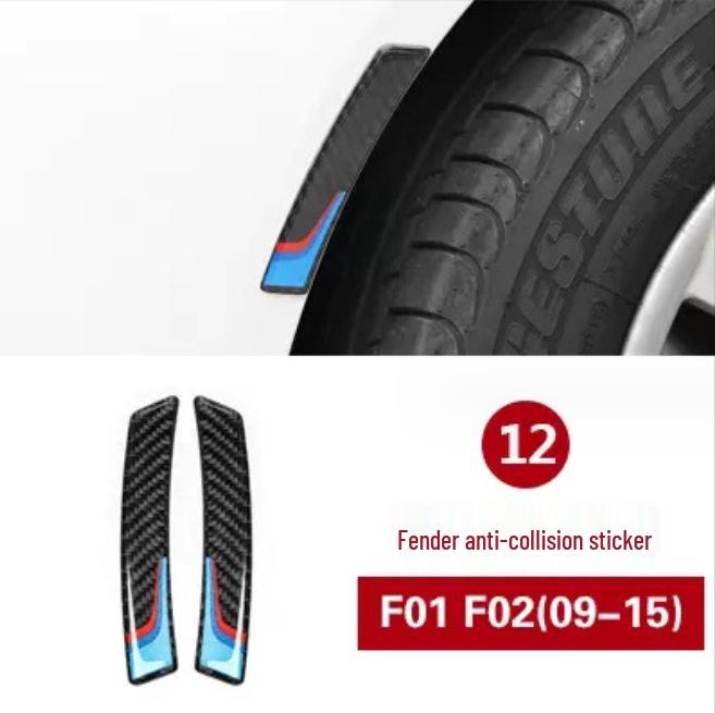 Carbon Fiber Center Console Sticker for BMW 7 Series F01 F02 Interior Modification 730 740 750li