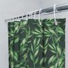 Green Leaves Shower Curtain Bathroom Decor For Home Decoration Water-Proof Fabric Various Sizes Available.