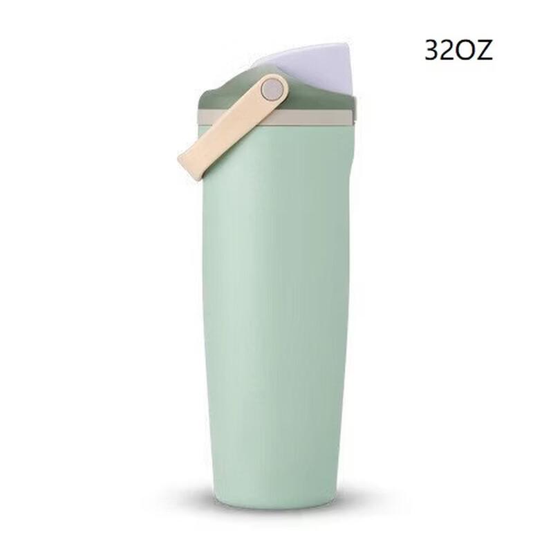 Shangqi Tragbare Edelstahl-Isolierflasche mit Dual-Trinkdeckel