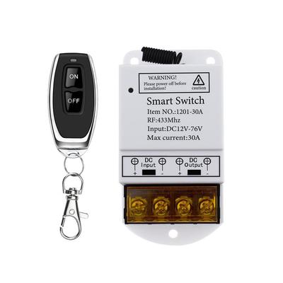 High-Power Wireless Remote Control Switch for DC12V-76V Motors, Water Pumps, and Lamps