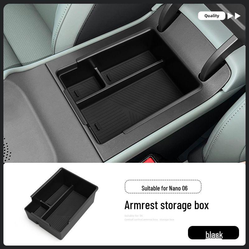 Dongfeng Nano 06 Armrest Box Storage Organizer: Dustproof, fits 25 models.