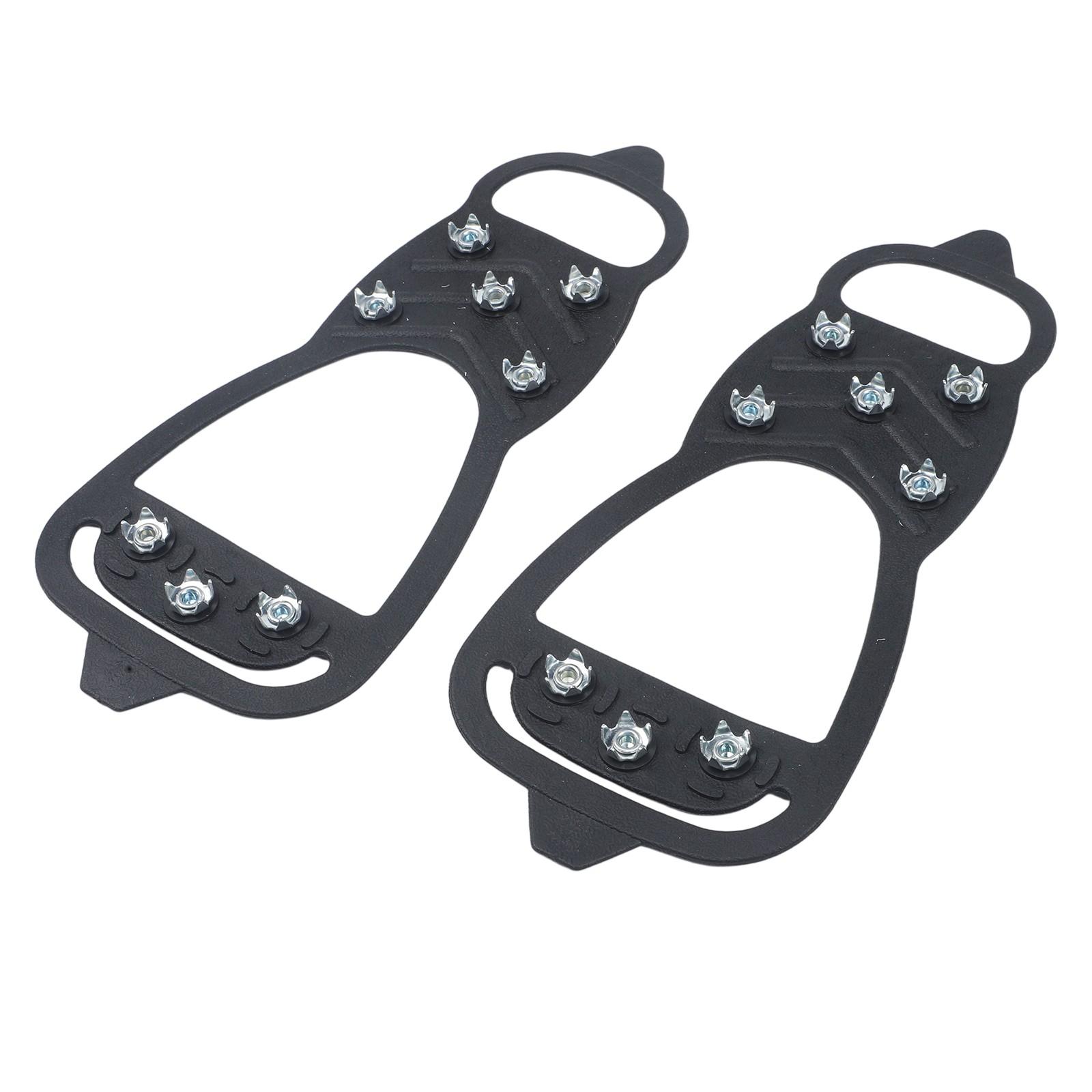 8-tooth Steel Claws Ice Cleats Shoe Spikes Rubber And Steel Construction 8（40-45）