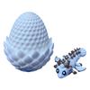 3D Printed Dragon Egg Fidget Toy with Detachable Hatch and Dragon Figurine Durable Plastic Construction for Stress Relief and Focus Enhancement
