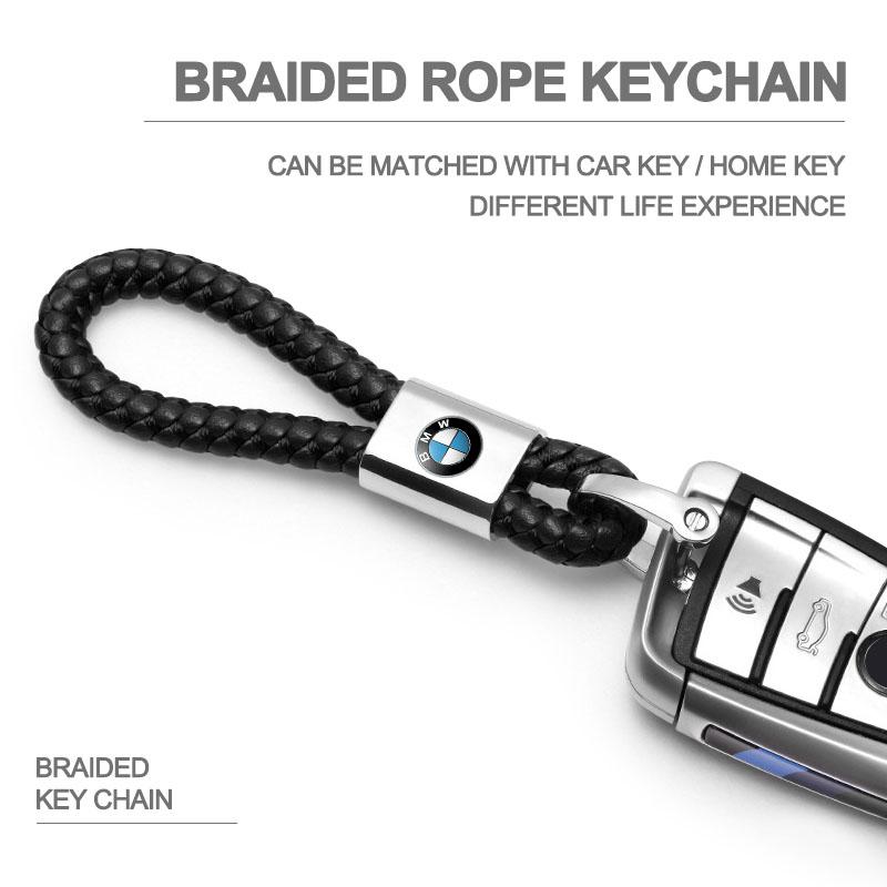 1pc Metal Car Key Chain Key Ring Key Lanyard Car Emblem Styling for BMW M X6 X1 X2 X3 X4 X5 X7 E46 E39 E90 E36 E60 E34 E30 F30 E71 F10 F10 F11 F30 E34