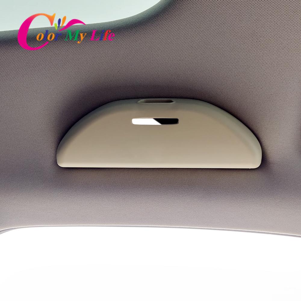 Color My Life 1 Set Car Sunglasses Holder Glasses Case Fit for Volkswagen VW Polo 6R 2011 - 2016 2017 2018