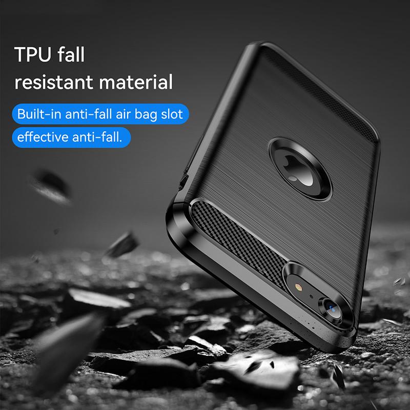 For iPhone SE3 Case For Apple iPhone SE3 SE2 Cover 4.7 inch Shockproof Soft Silicone Protective Bumper For iPhone SE 2022 2020