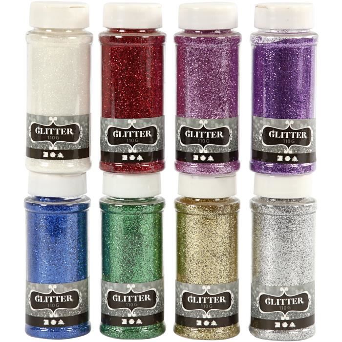 Assortiment de paillettes - parfait pour ajouter une touche scintillante. Réf 51260