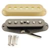 Musiclily Pro Staggered Alnico 5 Bridge Pickup for Strat Electric Cream ST-FAT50S Single-Coil Guitar,