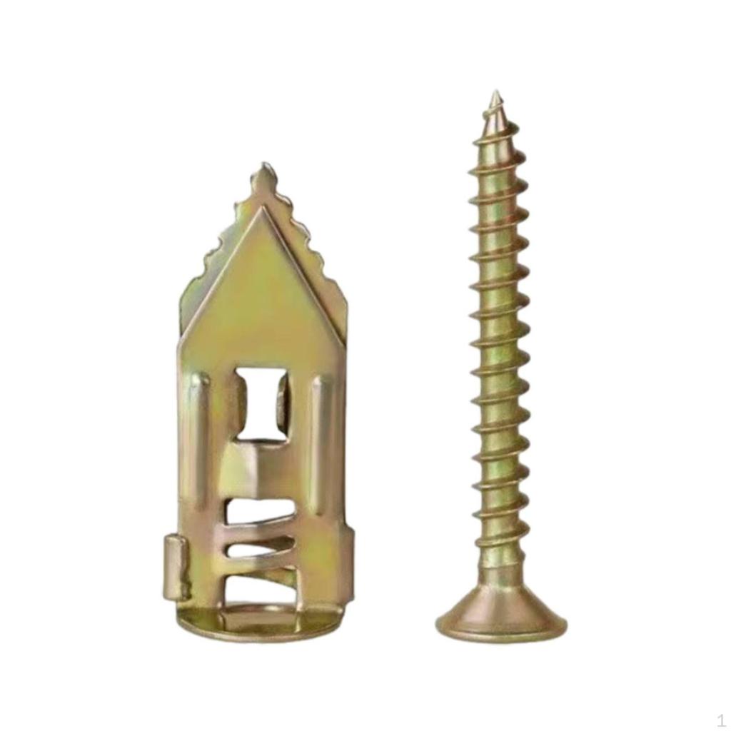 Metal Drywall Anchors Easy No Drill Install Self Strong Holding SelfStarting Wall