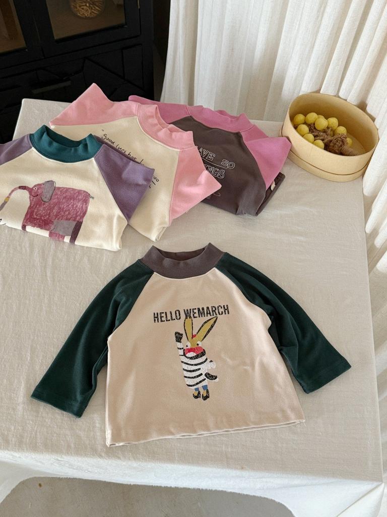 Children's thickened plaid cotton jacket autumn and winter new baby clothes boys' suit