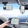 3 In 1 Car Phone Holder Dashboard Rearview Mirror Mobile Phone GPS Navigation Bracket Adjustable Auto Phone Holder For iPhone 14