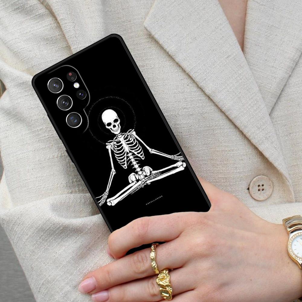 Skeleton Cell Phone Case for Samsung Galaxy S26 Ultra S25 S24 S23 S22 S21 S20 Note10 Cover