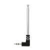 FM Radio Antenna 3.5mm Retractable Aerial 4 Sections L Shape 240mm Antenna