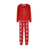 Print Cute Family Set Pajamas, Home Clothes, Family Set Long Sleeve Top Pants Set