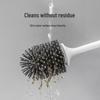 Wall-Mounted Toilet Brush with Long Handle & Soft Bristles for Bathroom Cleaning