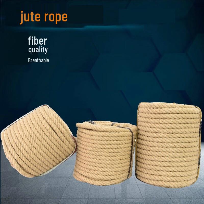 Handmade Vintage Jute Rope 16mm x 11 Meters